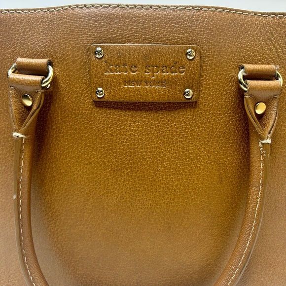 Kate Spade Brown Satchel with Gold Hardware - Picture 3 of 8